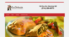 Desktop Screenshot of lachilenita.com